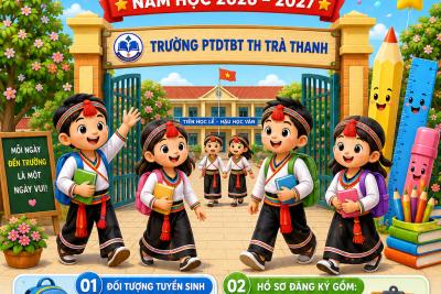 THÔNG BÁO TUYỂN SINH LỚP TIỀN TIỂU HỌC – HÀNH TRANG VỮNG VÀNG CHO BÉ VÀO LỚP 1