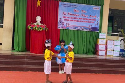 TỔ CHỨC HỘI THI KỂ CHUYỆN THEO SÁCH NĂM HỌC 2025-2026